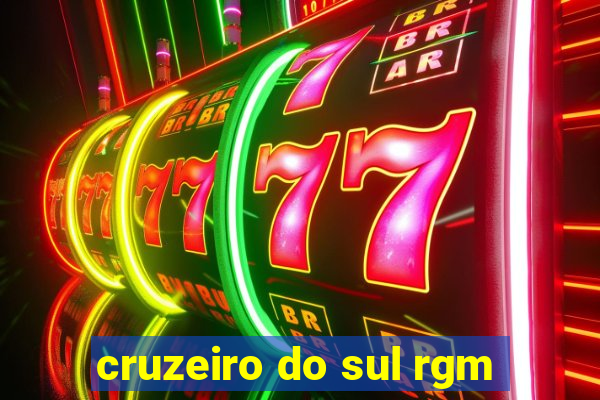 cruzeiro do sul rgm